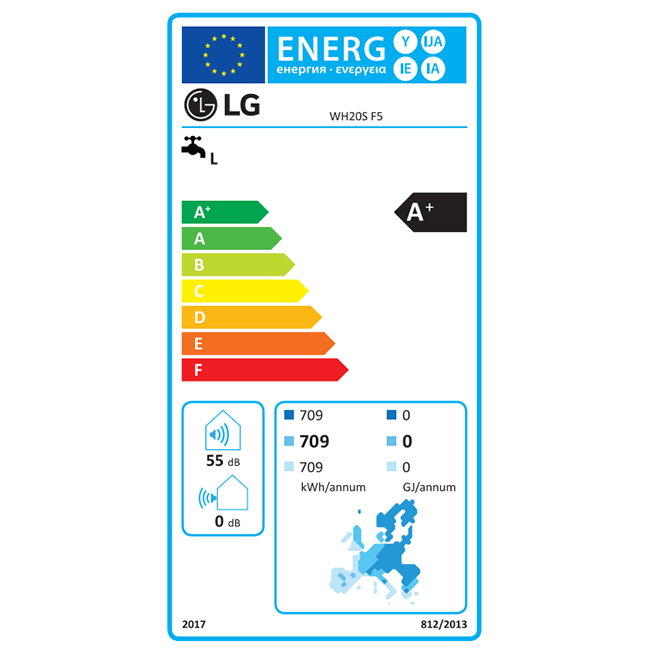 LG Inverter warmtepomp boiler 270L 230V - WH27S