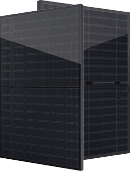 Denim N-Type 490W All Black Glas-Glas Bifaciaal Zonnepaneel